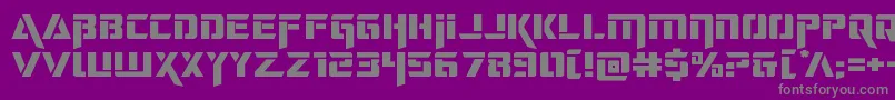 deceptibotsexpand Font – Gray Fonts on Purple Background