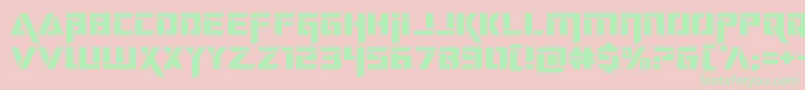 deceptibotsexpand Font – Green Fonts on Pink Background