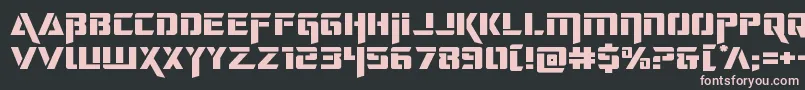 deceptibotsexpand Font – Pink Fonts on Black Background