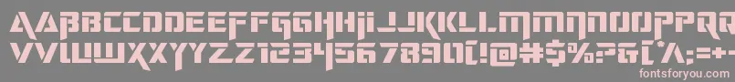 deceptibotsexpand Font – Pink Fonts on Gray Background