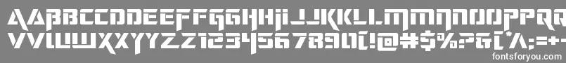 deceptibotsexpand Font – White Fonts on Gray Background