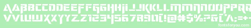 deceptibotsexpand Font – White Fonts on Green Background