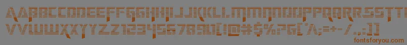 deceptibotsgrad Font – Brown Fonts on Gray Background