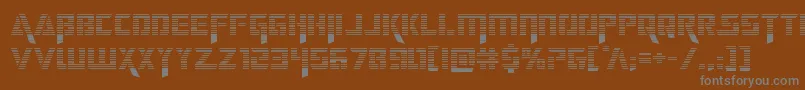 deceptibotsgrad Font – Gray Fonts on Brown Background