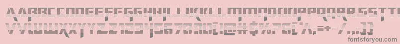 deceptibotsgrad Font – Gray Fonts on Pink Background