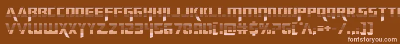deceptibotsgrad Font – Pink Fonts on Brown Background