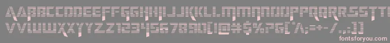deceptibotsgrad Font – Pink Fonts on Gray Background