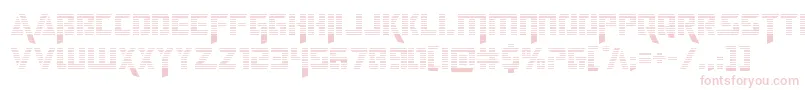 deceptibotsgrad Font – Pink Fonts on White Background