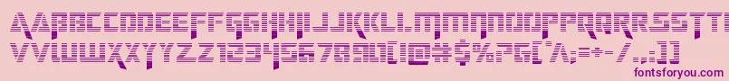 deceptibotsgrad Font – Purple Fonts on Pink Background