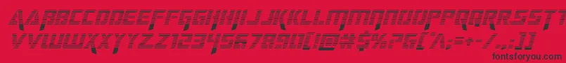 deceptibotsgradital Font – Black Fonts on Red Background