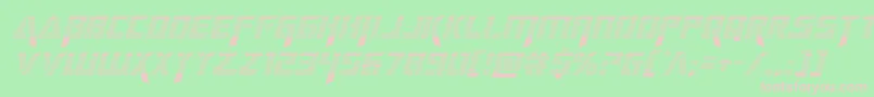 deceptibotsgradital Font – Pink Fonts on Green Background