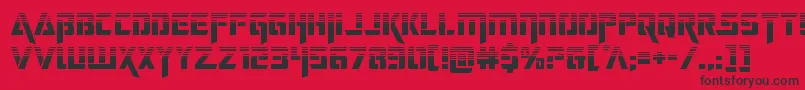 deceptibotshalf Font – Black Fonts on Red Background