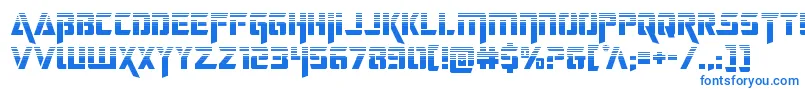 deceptibotshalf Font – Blue Fonts on White Background