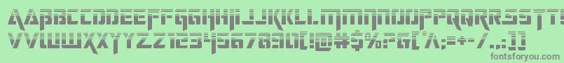 deceptibotshalf Font – Gray Fonts on Green Background