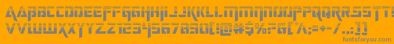 Weitere Informationen zur deceptibotshalf-Schriftart deceptibotshalf-Schriftart – Graue Schriften auf orangefarbenem Hintergrund