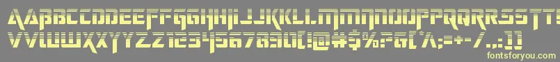 deceptibotshalf Font – Yellow Fonts on Gray Background