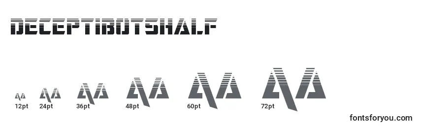 Deceptibotshalf Font Sizes