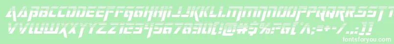 deceptibotshalfital Font – White Fonts on Green Background