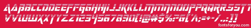deceptibotshalfital Font – White Fonts on Red Background