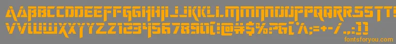 deceptibotslaser Font – Orange Fonts on Gray Background