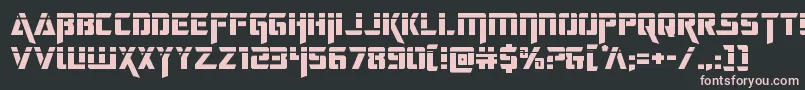 deceptibotslaser Font – Pink Fonts on Black Background