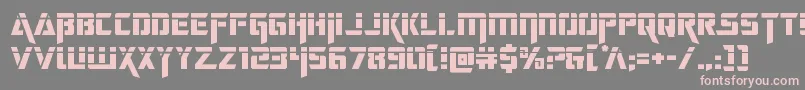 deceptibotslaser Font – Pink Fonts on Gray Background