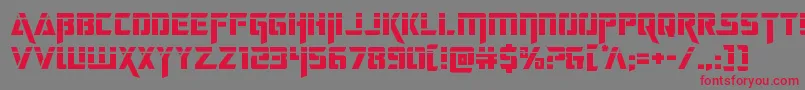 deceptibotslaser Font – Red Fonts on Gray Background