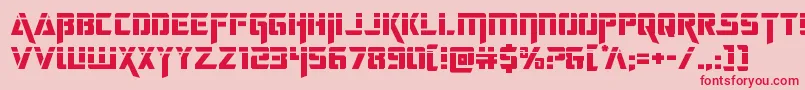 deceptibotslaser Font – Red Fonts on Pink Background
