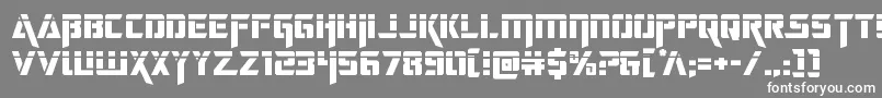 deceptibotslaser Font – White Fonts on Gray Background