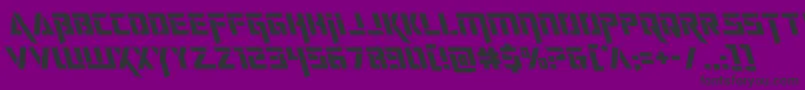 deceptibotsleft Font – Black Fonts on Purple Background