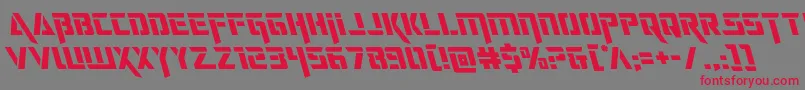 deceptibotsleft Font – Red Fonts on Gray Background