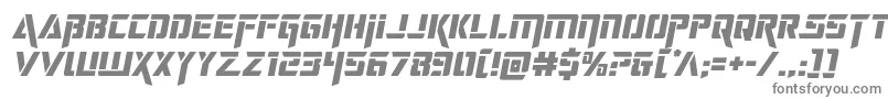 フォントdeceptibotssemital – 白い背景に灰色の文字