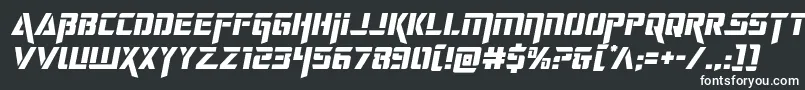 Шрифт deceptibotssemital – белые шрифты на чёрном фоне