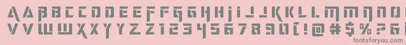 deceptibotstitle Font – Gray Fonts on Pink Background