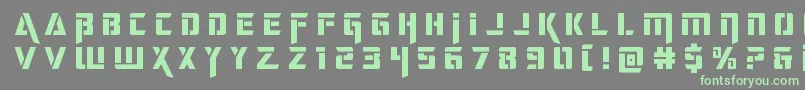 deceptibotstitle Font – Green Fonts on Gray Background