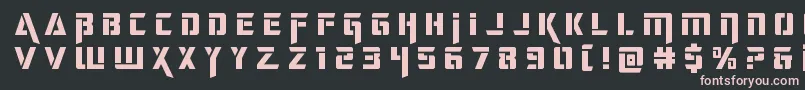 deceptibotstitle Font – Pink Fonts on Black Background