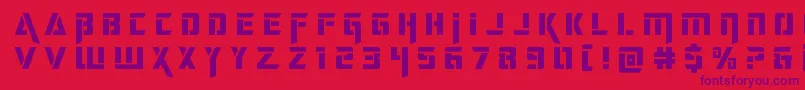 Шрифт deceptibotstitle – фиолетовые шрифты на красном фоне
