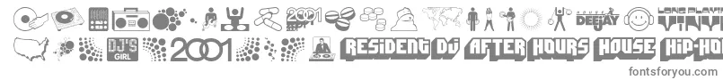 DEEJS    Font – Gray Fonts on White Background