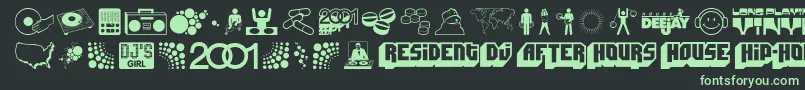 DEEJS    Font – Green Fonts on Black Background