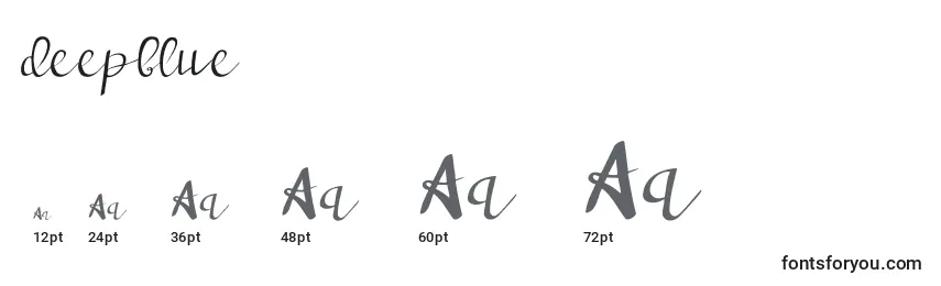 Deepblue Font Sizes