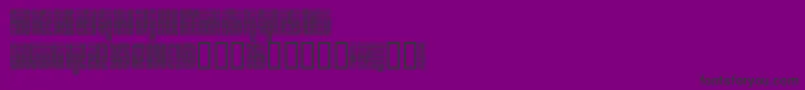 DEETC    Font – Black Fonts on Purple Background