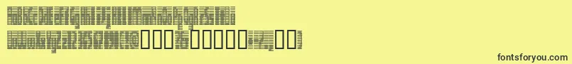 DEETC    Font – Black Fonts on Yellow Background