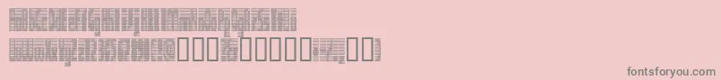 DEETC    Font – Gray Fonts on Pink Background