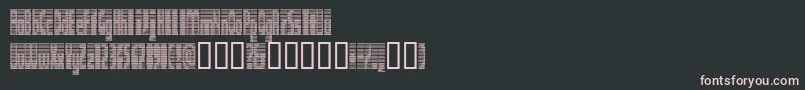 DEETC    Font – Pink Fonts on Black Background