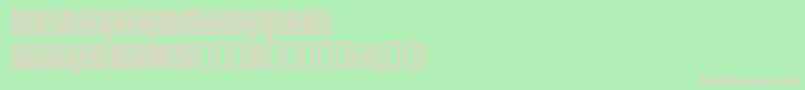 DEETC    Font – Pink Fonts on Green Background