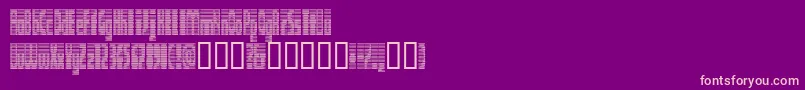 Saiba mais sobre a fonte DEETC Fonte DEETC – fontes rosa em um fundo violeta