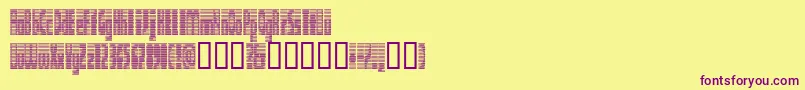 fuente DEETC    – Fuentes Moradas Sobre Fondo Amarillo