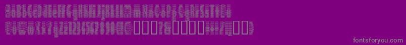 Weitere Informationen zur DEETER -Schriftart DEETER -Schriftart – Graue Schriften auf violettem Hintergrund