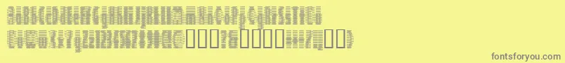 Weitere Informationen zur DEETER -Schriftart DEETER -Schriftart – Graue Schriften auf gelbem Hintergrund