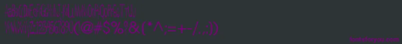 Degt     Font – Purple Fonts on Black Background